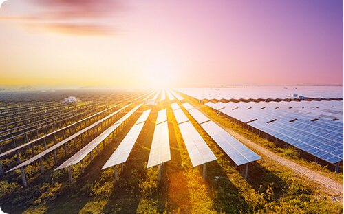 Foto der Photovoltaikanlage auf der BKS Bank-Zentrale