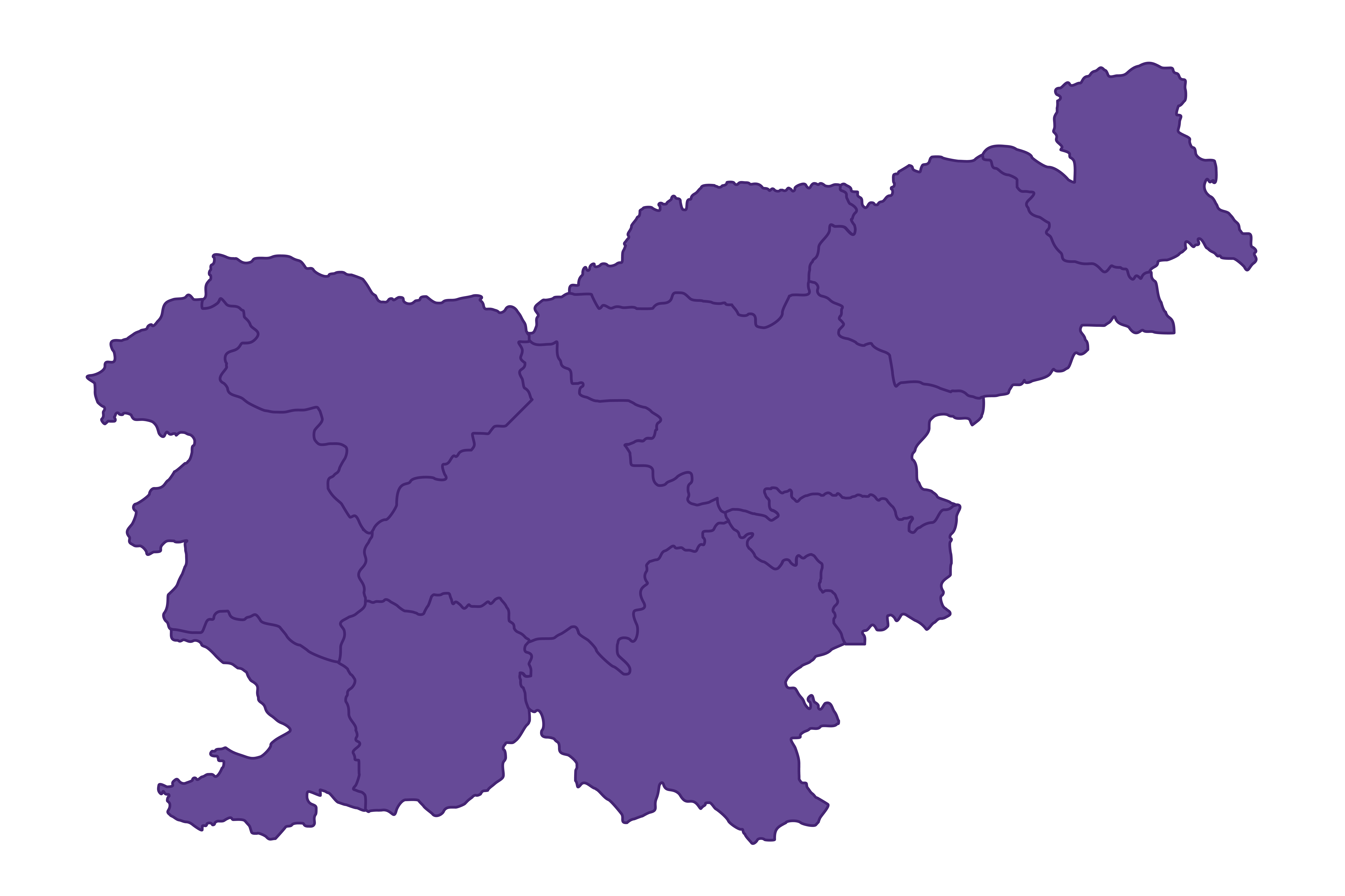 Zemljevid Slovenije Zemljevid Slovenije